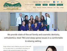 Tablet Screenshot of greenvalleydentistry.net